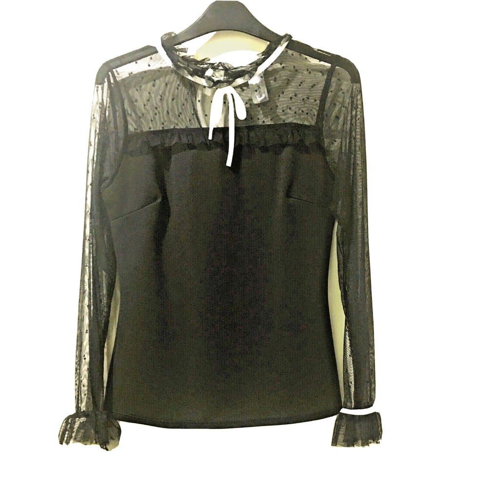 Steampunk goth long sleeve top size medium